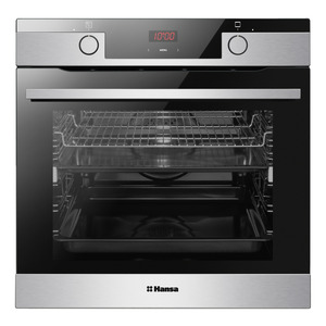 Духова шафа Hansa електрична, 77л, A, дисплей, конвекція, нерж