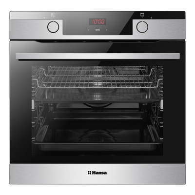 Духова шафа Hansa електрична, 77л, A, дисплей, конвекція, нерж