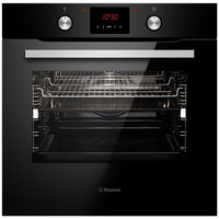 Духовка электр. Hansa, 60см, 77л, A,  гриль, емаль легкого очищення, диспл., чорний