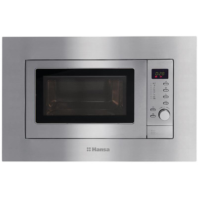 Вбудовувана мікрохвильова піч Hansa, 20л, функц. мікрохв., гриль, диспл., нержавіюча сталь