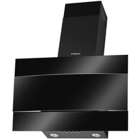 Витяжка Hansa похила, скло+метал, 60см, 280м.куб/год, чорний метал