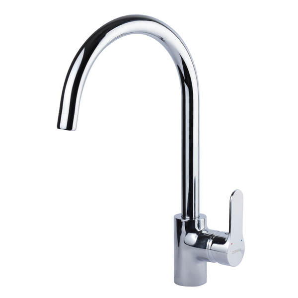 Змішувач RIVA Ø35 для кухні J-излив на гайці CORSO DE-4B139C (9629100)