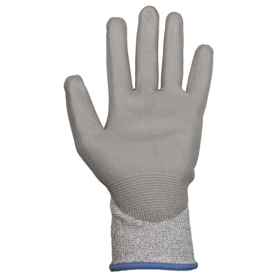 Рукавички трикотажні Антипоріз з частковим ПУ покриттям р10 (сірі-манжет) SIGMA (9449701)