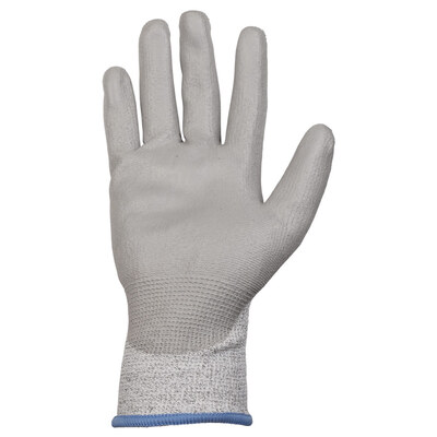 Рукавички трикотажні Антипоріз з частковим ПУ покриттям р10 (сірі-манжет) SIGMA (9449701)