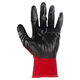 Рукавички трикотажні з частковим нітриловим покриттям р10 (червоно-чорні манжет) КРАТНО 12 парам SIGMA (9443471)