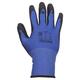 Рукавички трикотажні з частковим ПУ покриттям р10 (синьо-чорні манжет) SIGMA (9446431)