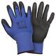 Рукавички трикотажні з частковим ПУ покриттям р10 (синьо-чорні манжет) SIGMA (9446431)