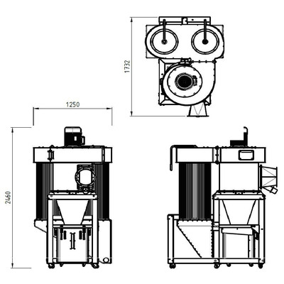 Аспирация-циклон Unalsan UNS 422
