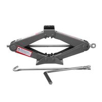 Домкрат механічний ромбоподібний 1,5т., гумовий упор., 90-370 мм INTERTOOL GT0182