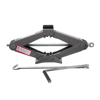 Домкрат механічний ромбоподібний 1,5т., гумовий упор., 90-370 мм INTERTOOL GT0182