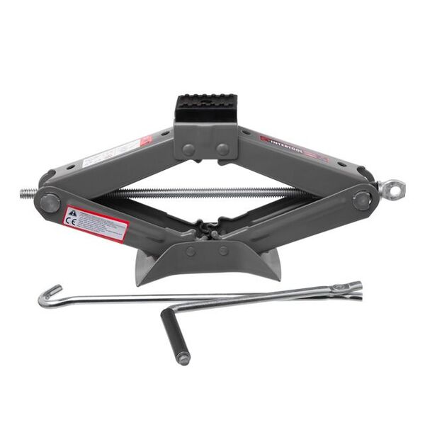 Домкрат механічний ромбоподібний 2т., гумовий упор., 110-400 мм INTERTOOL GT0184