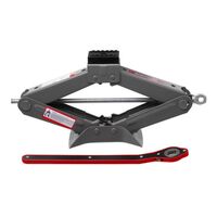 Домкрат механічний ромбоподібний 2т. з тріскачкою, гумовий упор., 110-400 мм INTERTOOL GT0185