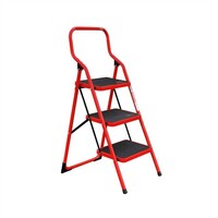 Драбина сталева, 3 сходини, 380×260 мм, висота: 1145 мм INTERTOOL LT-0033