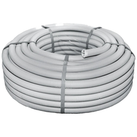 Труба гофрована 750Н 20/15мм бухта 100м гнучка з протяжкою негорюча UF-стійка