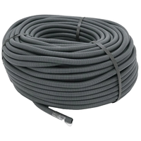 Труба гофрована 350Н 20/15мм бухта 100м гнучка з протяжкою негорюча