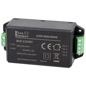 Блок живлення Full Energy BGP-125UST 12 В / 5 А