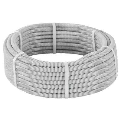 Труба гофрована 350Н сіра 25/19мм (100м) з протяжкою негорюча