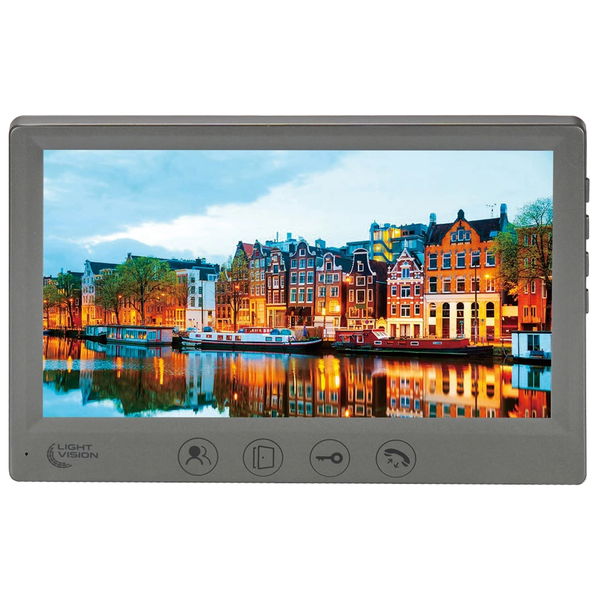 Видеодомофон Light Vision AMSTERDAM FHD GRAY