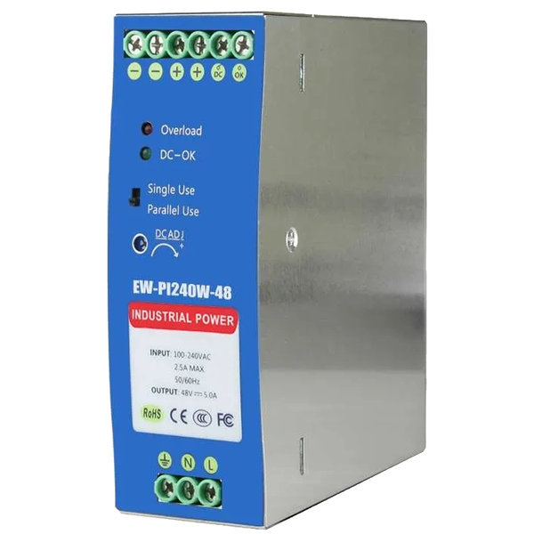 Блок живлення Ewind EW-PI240W-48 на DIN-рейку 240 Вт/48 В