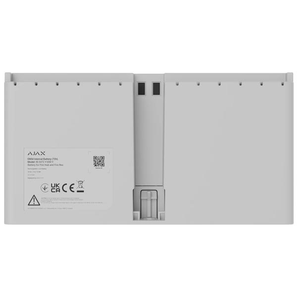 Акумулятор Ajax EN54 Internal Battery (72h) white для Fire Hub і Fire Rex