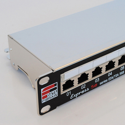 Патч-панель 19", 24xRJ45, FTP, Cat.5e, 1unit, Fibrain