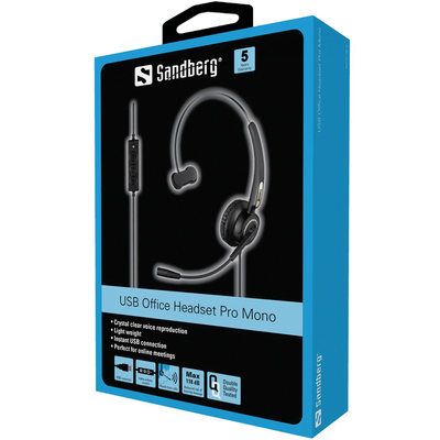 Навушники з мікрофоном Sandberg USB Office Headset Pro Mono