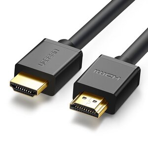 Кабель HDMI M - M, 5.0 м, V2.0 Cafule 4K, HD104 UGREEN Чорний