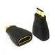 Перехідник HDMI F -> mini HDMI M