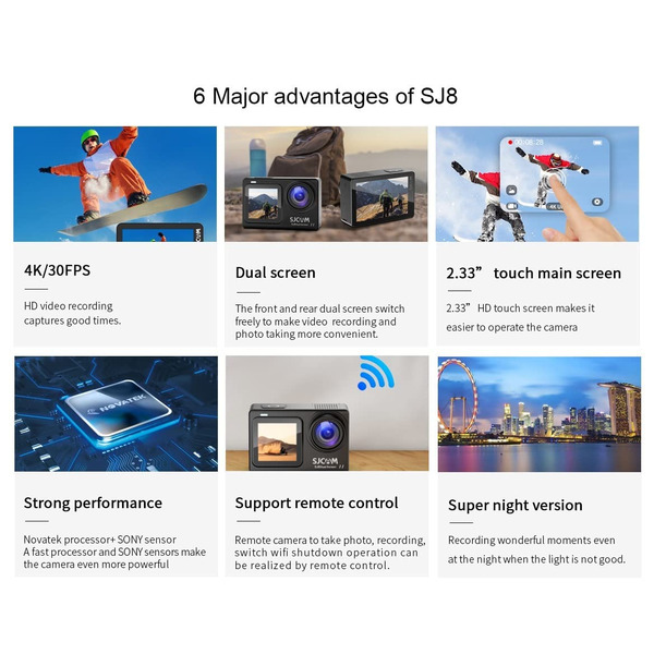 Екшн-камера SJCAM SJ8 Dual Screen