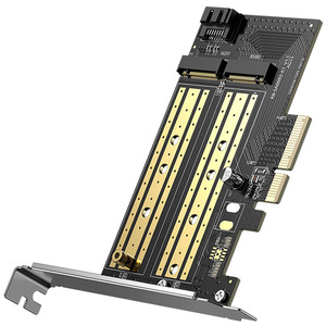 PCI-E 3.0 контролер для SSD M.2 NVMe + M.2 NGFF CM302 Ugreen