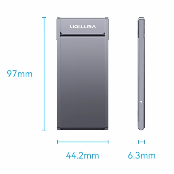 Тримач для смартфона / планшета Vention Тримач для телефону/планшета 3-Angle Aluminium Alloy Сірий (KCXH0)