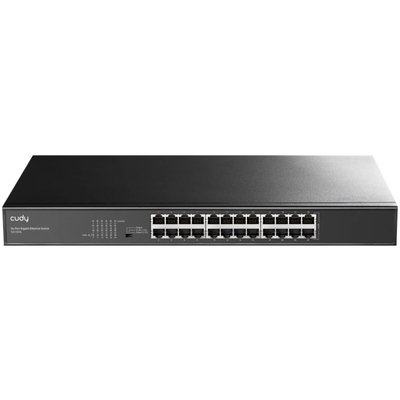 Комутатор Cudy GS1024L, 24 портовий Gigabit Metal Switch, 19" RM