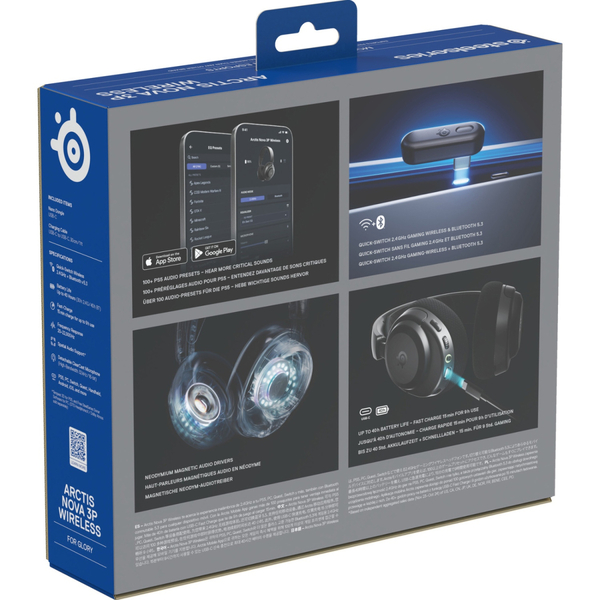 Наушники SteelSeries Arctis Nova 3P Wireless MultiPlatform Black