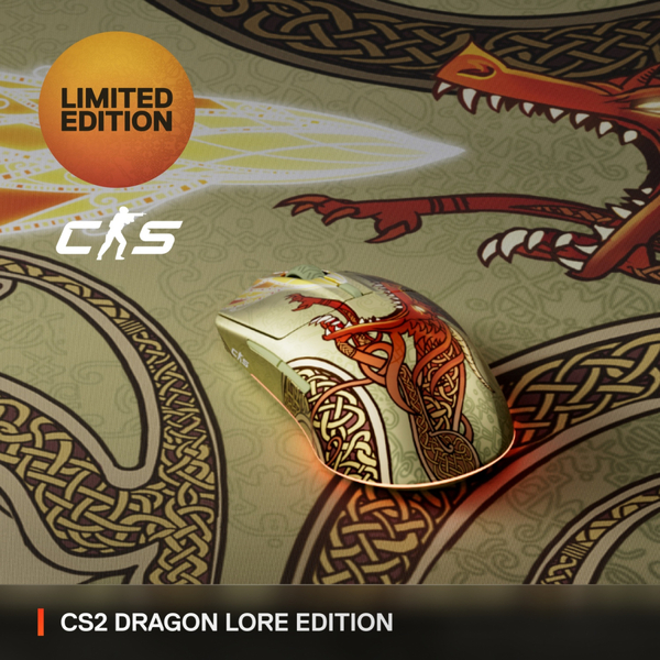 Мишка SteelSeries CS2 Dragon Lore Edition Wireless RGB