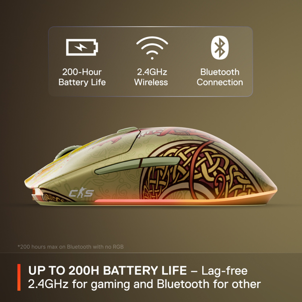 Мишка SteelSeries CS2 Dragon Lore Edition Wireless RGB