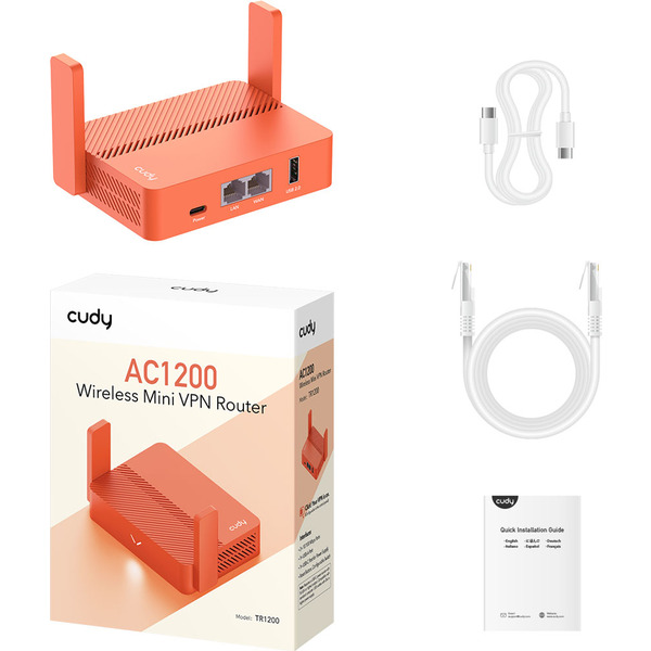 Бездротовий маршрутизатор (роутер) Cudy TR1200