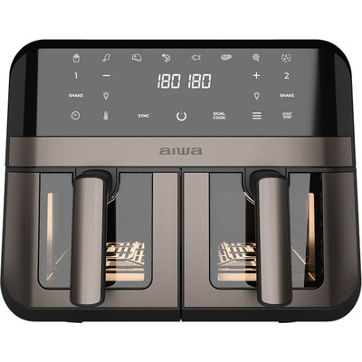 Мультипіч AIWA FUTAGO AFR-9000 2400Вт/чаша 9л(4.5л+4.5л)/програм:8/сенсорне керування/оглядове вікно