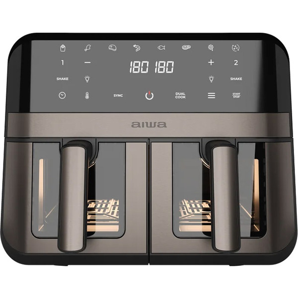 Мультипіч AIWA FUTAGO AFR-9000 2400Вт/чаша 9л(4.5л+4.5л)/програм:8/сенсорне керування/оглядове вікно