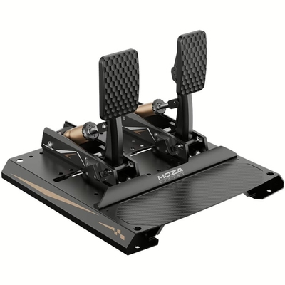 Комплект 2 педалей MOZA CRP2,USB, тензодатчик 200кг, карбонова підставка, чорний