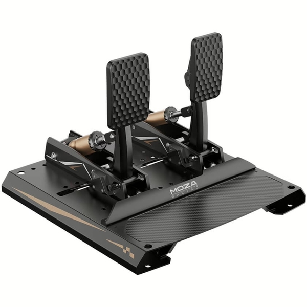 Комплект 2 педалей MOZA CRP2,USB, тензодатчик 200кг, карбонова підставка, чорний