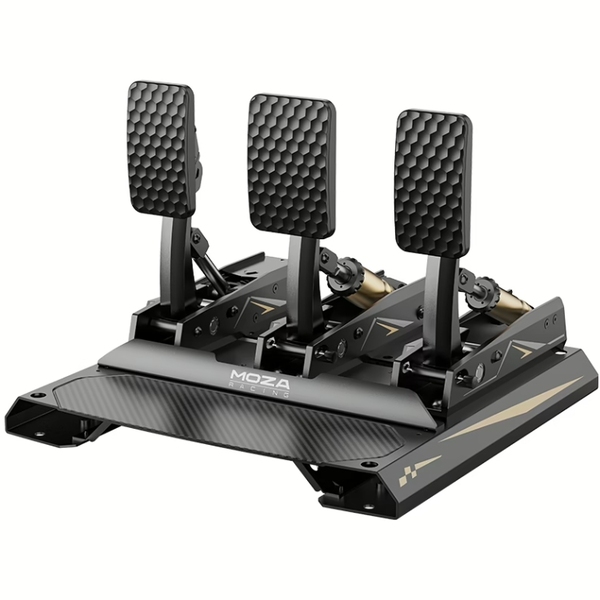 Комплект 2 педалей MOZA CRP2,USB, тензодатчик 200кг, карбонова підставка, чорний