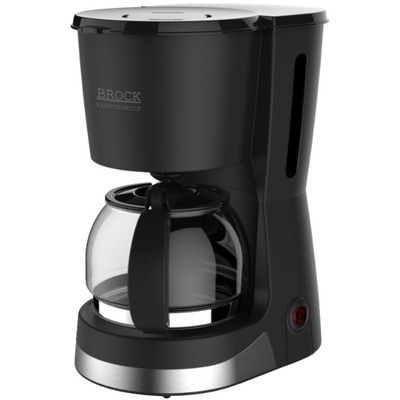 Кавоварка BROCK CM 1501 SS крапельна/ 1.5л/ 915-1080 Вт/ мелена/ чорнa