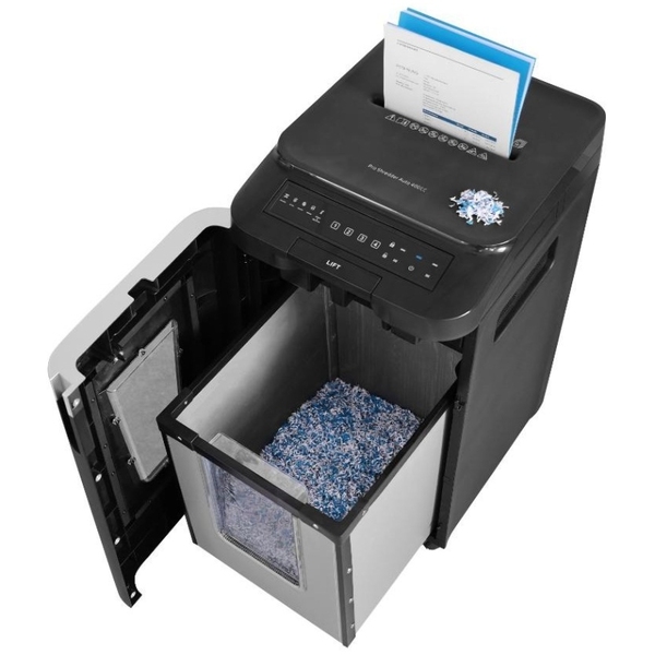 Знищувач документів HP Pro Shred Auto 400CC, A4, 80g х 10 л.,4*12, 53л., P-4