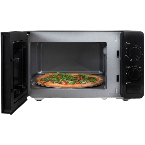 Мікрохвильова піч Adler AD 6206 20л/ 700Вт/ мех.керув./ відкр.кнопкою/ чорна