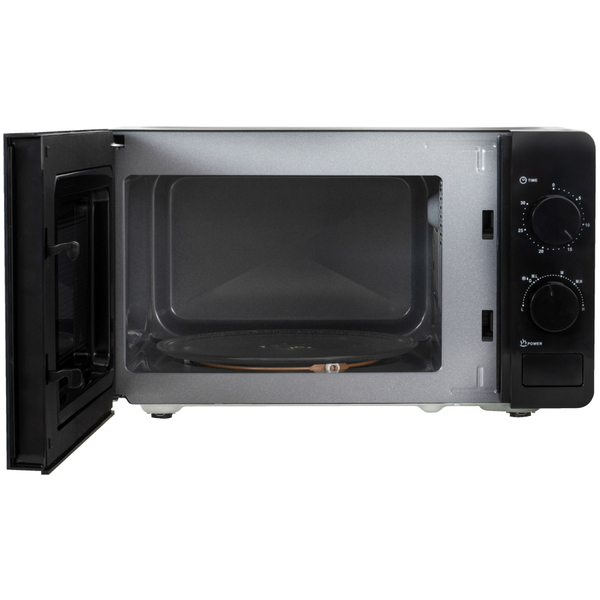 Мікрохвильова піч Adler AD 6206 20л/ 700Вт/ мех.керув./ відкр.кнопкою/ чорна