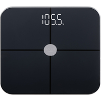 Ваги напольні Adler AD 8187 black електронні/ Smart/ 180кг/ 4хААА/ автовимкнення/ чорні