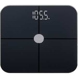 Ваги напольні Adler AD 8187 black електронні/ Smart/ 180кг/ 4хААА/ автовимкнення/ чорні