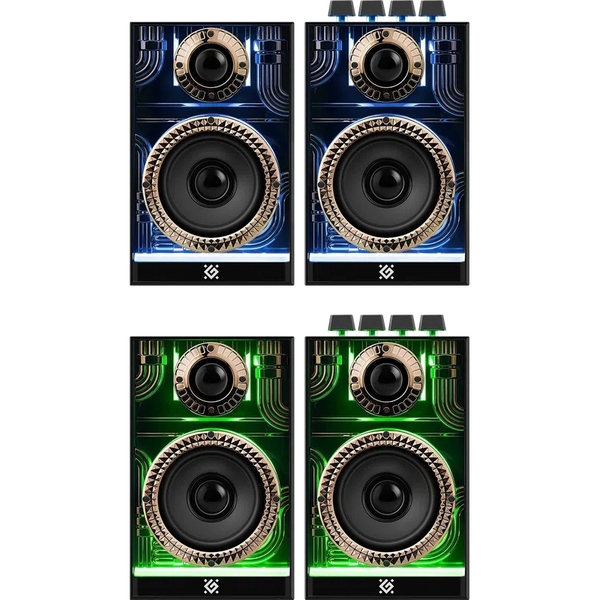 Комп'ютерні колонки 2.0 Defender Futuro, 20Вт Bluetooth/USB/TF/AUX, LED, чорна