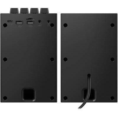 Акустична система 2.0 Defender Futuro, 20Вт Bluetooth/USB/TF/AUX, LED, чорна