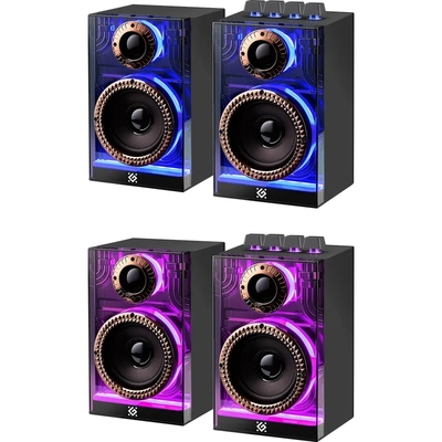 Акустична система 2.0 Defender Futuro, 20Вт Bluetooth/USB/TF/AUX, LED, чорна